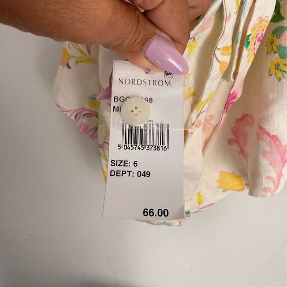 NWT Nasty Gal Floral Halter Romper Multicolor - Picture 5 of 6